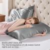 imageBedsure 100 Mulberry Silk Pillowcase for Hair and Skin Pink Silk Pillow Case with Hidden Zipper Gifts for Women Queen Size Single Pack20x30 Inches05  Grey