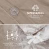 imageBedsure 100 Muslin Cotton Duvet Cover Queen Size  UltraSoft Breathable ampamp Lightweight  Linen Like Gauze Comforter Cover Set with Button Closure and Corner Ties Olive Green Queen 90quotx90quot09 Camel No Comforter