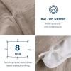 imageBedsure 100 Muslin Cotton Duvet Cover Queen Size  UltraSoft Breathable ampamp Lightweight  Linen Like Gauze Comforter Cover Set with Button Closure and Corner Ties Olive Green Queen 90quotx90quot05  Muslin  Khaki No Comforter