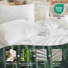 imageBedsure 100 Muslin Cotton Duvet Cover Queen Size  UltraSoft Breathable ampamp Lightweight  Linen Like Gauze Comforter Cover Set with Button Closure and Corner Ties Olive Green Queen 90quotx90quot07  Cooling Muslin  White No Comforter