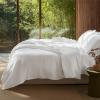 imageBedsure 100 Muslin Cotton Duvet Cover Queen Size  UltraSoft Breathable ampamp Lightweight  Linen Like Gauze Comforter Cover Set with Button Closure and Corner Ties Olive Green Queen 90quotx90quot07  Cooling Muslin  White No Comforter