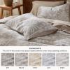 imageBedsure 100 Muslin Cotton Duvet Cover Queen Size  UltraSoft Breathable ampamp Lightweight  Linen Like Gauze Comforter Cover Set with Button Closure and Corner Ties Olive Green Queen 90quotx90quot09 Camel No Comforter