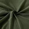 imageBedsure 100 Muslin Cotton Duvet Cover Queen Size  UltraSoft Breathable ampamp Lightweight  Linen Like Gauze Comforter Cover Set with Button Closure and Corner Ties Olive Green Queen 90quotx90quot03  Muslin  Olive Green No Comforter