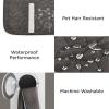 imageBedsure 100 Waterproof Couch Cover for Dogs Washable  Non Slip Waterproof Dog Blanket for Couch Sofa Lightweight Furniture Protector Durable for Pet Cat Puppy with NonSlip Bottom Grey 30x70INVolcanic Ash