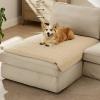 imageBedsure 100 Waterproof Couch Cover for Dogs Washable  Non Slip Waterproof Dog Blanket for Couch Sofa Lightweight Furniture Protector Durable for Pet Cat Puppy with NonSlip Bottom Grey 30x70INSand Beige