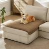 imageBedsure 100 Waterproof Couch Cover for Dogs Washable  Non Slip Waterproof Dog Blanket for Couch Sofa Lightweight Furniture Protector Durable for Pet Cat Puppy with NonSlip Bottom Grey 30x70INBison Brown