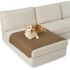 imageBedsure 100 Waterproof Couch Cover for Dogs Washable  Non Slip Waterproof Dog Blanket for Couch Sofa Lightweight Furniture Protector Durable for Pet Cat Puppy with NonSlip Bottom Grey 30x70INBison Brown
