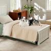 imageBedsure 100 Waterproof Couch Cover for Dogs Washable  Non Slip Waterproof Dog Blanket for Couch Sofa Lightweight Furniture Protector Durable for Pet Cat Puppy with NonSlip Bottom Grey 30x70INSand Beige