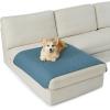 imageBedsure 100 Waterproof Couch Cover for Dogs Washable  Non Slip Waterproof Dog Blanket for Couch Sofa Lightweight Furniture Protector Durable for Pet Cat Puppy with NonSlip Bottom Grey 30x70INCopen Blue