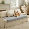 imageBedsure 100 Waterproof Couch Cover for Dogs Washable  Non Slip Waterproof Dog Blanket for Couch Sofa Lightweight Furniture Protector Durable for Pet Cat Puppy with NonSlip Bottom Grey 30x70INTitanium Grey