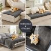 imageBedsure 100 Waterproof Couch Cover for Dogs Washable  Non Slip Waterproof Dog Blanket for Couch Sofa Lightweight Furniture Protector Durable for Pet Cat Puppy with NonSlip Bottom Grey 30x70INVolcanic Ash