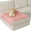 imageBedsure 100 Waterproof Couch Cover for Dogs Washable  Non Slip Waterproof Dog Blanket for Couch Sofa Lightweight Furniture Protector Durable for Pet Cat Puppy with NonSlip Bottom Grey 30x70INRose Tan