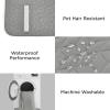 imageBedsure 100 Waterproof Couch Cover for Dogs Washable  Non Slip Waterproof Dog Blanket for Couch Sofa Lightweight Furniture Protector Durable for Pet Cat Puppy with NonSlip Bottom Grey 30x70INTitanium Grey