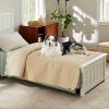 imageBedsure 100 Waterproof Couch Cover for Dogs Washable  Non Slip Waterproof Dog Blanket for Couch Sofa Lightweight Furniture Protector Durable for Pet Cat Puppy with NonSlip Bottom Grey 30x70INSand Beige