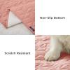 imageBedsure 100 Waterproof Couch Cover for Dogs Washable  Non Slip Waterproof Dog Blanket for Couch Sofa Lightweight Furniture Protector Durable for Pet Cat Puppy with NonSlip Bottom Grey 30x70INRose Tan