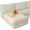 imageBedsure 100 Waterproof Couch Cover for Dogs Washable  Non Slip Waterproof Dog Blanket for Couch Sofa Lightweight Furniture Protector Durable for Pet Cat Puppy with NonSlip Bottom Grey 30x70INSand Beige