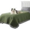 imageBedsure 100 Waterproof Couch Cover for Dogs Washable  Non Slip Waterproof Dog Blanket for Couch Sofa Lightweight Furniture Protector Durable for Pet Cat Puppy with NonSlip Bottom Grey 30x70INPesto