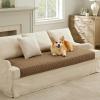 imageBedsure 100 Waterproof Couch Cover for Dogs Washable  Non Slip Waterproof Dog Blanket for Couch Sofa Lightweight Furniture Protector Durable for Pet Cat Puppy with NonSlip Bottom Grey 30x70INBison Brown