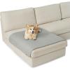 imageBedsure 100 Waterproof Couch Cover for Dogs Washable  Non Slip Waterproof Dog Blanket for Couch Sofa Lightweight Furniture Protector Durable for Pet Cat Puppy with NonSlip Bottom Grey 30x70INTitanium Grey