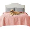 imageBedsure 100 Waterproof Couch Cover for Dogs Washable  Non Slip Waterproof Dog Blanket for Couch Sofa Lightweight Furniture Protector Durable for Pet Cat Puppy with NonSlip Bottom Grey 30x70INRose Tan