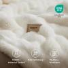 imageBedsure 3D Bubble Blanket for Couch  GentleSoft White Twin Blanket for Sofa Bed Room Decor  Luxury Warm Cozy Gifts for Women All Seasons Off White 60quot80quotOff White