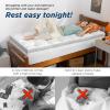 imageBedsure 4 Inch Memory Foam Twin XL Mattress Topper for College Dorm Dual Layer 25 Inch Gel Memory Foam and 800 GSM Waterproof Mattress Pad Extra Long Twin Pillow Top Topper Twin XL 39x80 InchesGray