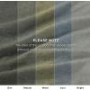 imageBedsure 5 PCS Cotton Comforter Set with Waffle Throw Blanket  Breathable Bedding Set for All Seasons Olive Green Queen Comforter Pillow Shams Beige 100 Cotton Blanket Throw Pillow02  Grayish Olive Green  Cotton