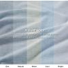 imageBedsure 5 PCS Cotton Comforter Set with Waffle Throw Blanket  Breathable Bedding Set for All Seasons Olive Green Queen Comforter Pillow Shams Beige 100 Cotton Blanket Throw Pillow10  Blue