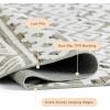 imageBedsure 5x7 Area Rugs for Living Room Machine Washable Rugs NonSlip Backing NonShedding Vintage Low Pile Easy Care Throw Carpet for Bedroom Dining Room Grey05  Khaki