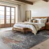 imageBedsure 5x7 Area Rugs for Living Room Machine Washable Rugs NonSlip Backing NonShedding Vintage Low Pile Easy Care Throw Carpet for Bedroom Dining Room Grey08  Birch