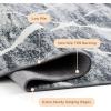 imageBedsure 5x7 Area Rugs for Living Room Machine Washable Rugs NonSlip Backing NonShedding Vintage Low Pile Easy Care Throw Carpet for Bedroom Dining Room Grey10  Charcoal Gray
