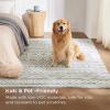 imageBedsure 5x7 Area Rugs for Living Room Machine Washable Rugs NonSlip Backing NonShedding Vintage Low Pile Easy Care Throw Carpet for Bedroom Dining Room Grey05  Khaki