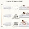 imageBedsure Adjustable Layer Bed Pillows for Sleeping  Luxury Fluffy King Pillows Set of 2 Assemblable Firmness ampamp Height with 100 Cotton Cover Machine Washable for Back Stomach or Side SleepersCotton