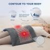 imageBedsure Back Heating Pad for Neck and Shoulders Weighted Heated Pad with Vibration FSA Eligible Items Birthday Gifts for Women Men Mom Men Auto Shut Off 63lbs 20quot x 24quot Dark Grey01  Dark Grey