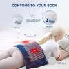 imageBedsure Back Heating Pad for Neck and Shoulders Weighted Heated Pad with Vibration FSA Eligible Items Birthday Gifts for Women Men Mom Men Auto Shut Off 63lbs 20quot x 24quot Dark Grey01  Navy Blue
