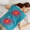 imageBedsure Back Heating Pad for Neck and Shoulders Weighted Heated Pad with Vibration FSA Eligible Items Birthday Gifts for Women Men Mom Men Auto Shut Off 63lbs 20quot x 24quot Dark Grey01  Teal