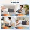 imageBedsure Back Heating Pad for Neck and Shoulders Weighted Heated Pad with Vibration FSA Eligible Items Birthday Gifts for Women Men Mom Men Auto Shut Off 63lbs 20quot x 24quot Dark Grey01  Dark Grey