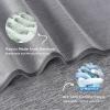imageBedsure Beige Cooling Blanket for Hot Sleepers  Summer Cold Linen Beige Throw Blanket for Couch ArcChill Lightweight Bedding Cool Thin Ice Cold Cooled Throws with Rayon Derived from Bamboo 50x7001 Dark Grey