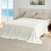 imageBedsure Beige Cooling Blanket for Hot Sleepers  Summer Cold Linen Beige Throw Blanket for Couch ArcChill Lightweight Bedding Cool Thin Ice Cold Cooled Throws with Rayon Derived from Bamboo 50x7004 Off White