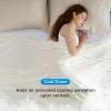 imageBedsure Beige Cooling Blanket for Hot Sleepers  Summer Cold Linen Beige Throw Blanket for Couch ArcChill Lightweight Bedding Cool Thin Ice Cold Cooled Throws with Rayon Derived from Bamboo 50x7004 Off White