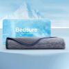 imageBedsure Beige Cooling Blanket for Hot Sleepers  Summer Cold Linen Beige Throw Blanket for Couch ArcChill Lightweight Bedding Cool Thin Ice Cold Cooled Throws with Rayon Derived from Bamboo 50x7003 Navy