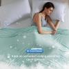 imageBedsure Beige Cooling Blanket for Hot Sleepers  Summer Cold Linen Beige Throw Blanket for Couch ArcChill Lightweight Bedding Cool Thin Ice Cold Cooled Throws with Rayon Derived from Bamboo 50x7009 Icy Morn