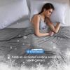 imageBedsure Beige Cooling Blanket for Hot Sleepers  Summer Cold Linen Beige Throw Blanket for Couch ArcChill Lightweight Bedding Cool Thin Ice Cold Cooled Throws with Rayon Derived from Bamboo 50x7001 Dark Grey
