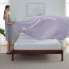 imageBedsure Beige Cooling Blanket for Hot Sleepers  Summer Cold Linen Beige Throw Blanket for Couch ArcChill Lightweight Bedding Cool Thin Ice Cold Cooled Throws with Rayon Derived from Bamboo 50x7008 Lavender