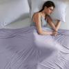 imageBedsure Beige Cooling Blanket for Hot Sleepers  Summer Cold Linen Beige Throw Blanket for Couch ArcChill Lightweight Bedding Cool Thin Ice Cold Cooled Throws with Rayon Derived from Bamboo 50x7008 Lavender