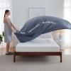 imageBedsure Beige Cooling Blanket for Hot Sleepers  Summer Cold Linen Beige Throw Blanket for Couch ArcChill Lightweight Bedding Cool Thin Ice Cold Cooled Throws with Rayon Derived from Bamboo 50x7003 Navy