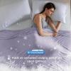 imageBedsure Beige Cooling Blanket for Hot Sleepers  Summer Cold Linen Beige Throw Blanket for Couch ArcChill Lightweight Bedding Cool Thin Ice Cold Cooled Throws with Rayon Derived from Bamboo 50x7008 Lavender