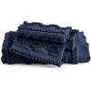 imageBedsure Boho Kids Duvet Cover Queen SizeDuvet InsertComforter not Included  Tufted Duvet Cover Queen for All SeasonsSoft Shabby Chic Boho Bedding Beige 90quot x 90quot12  Navy  Elegant No Comforter