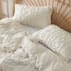 imageBedsure Boho Kids Duvet Cover Queen SizeDuvet InsertComforter not Included  Tufted Duvet Cover Queen for All SeasonsSoft Shabby Chic Boho Bedding Beige 90quot x 90quot01  Beige  Elegant No Comforter