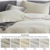 imageBedsure Boho Kids Duvet Cover Queen SizeDuvet InsertComforter not Included  Tufted Duvet Cover Queen for All SeasonsSoft Shabby Chic Boho Bedding Beige 90quot x 90quot17  White  Embroidery No Comforter
